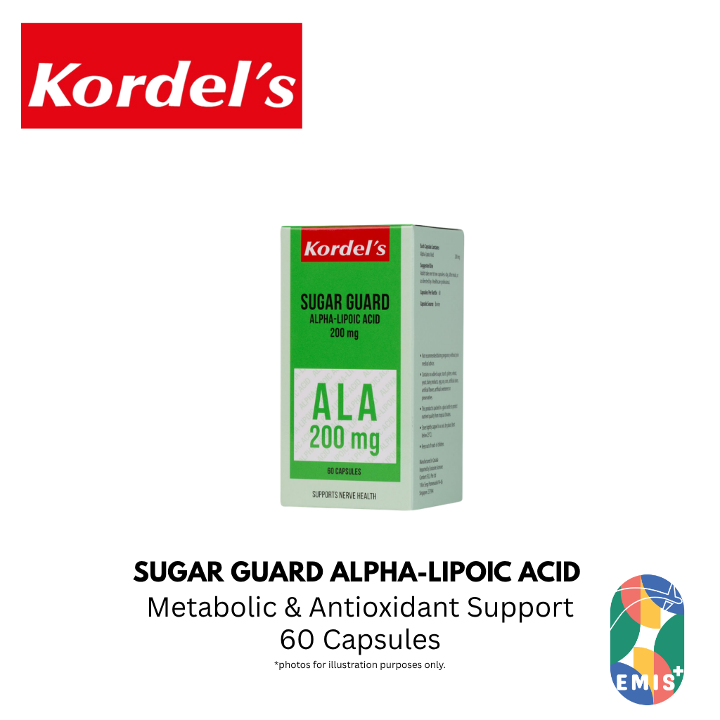 KORDEL’S SUGAR GUARD ALPHA-LIPOIC ACID 200 mg