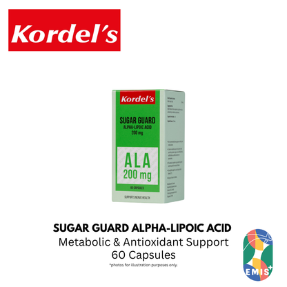 KORDEL’S SUGAR GUARD ALPHA-LIPOIC ACID 200 mg