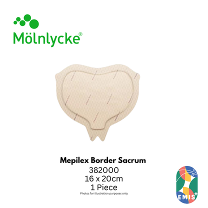 Mepilex Border Sacrum 16 x 20cm
