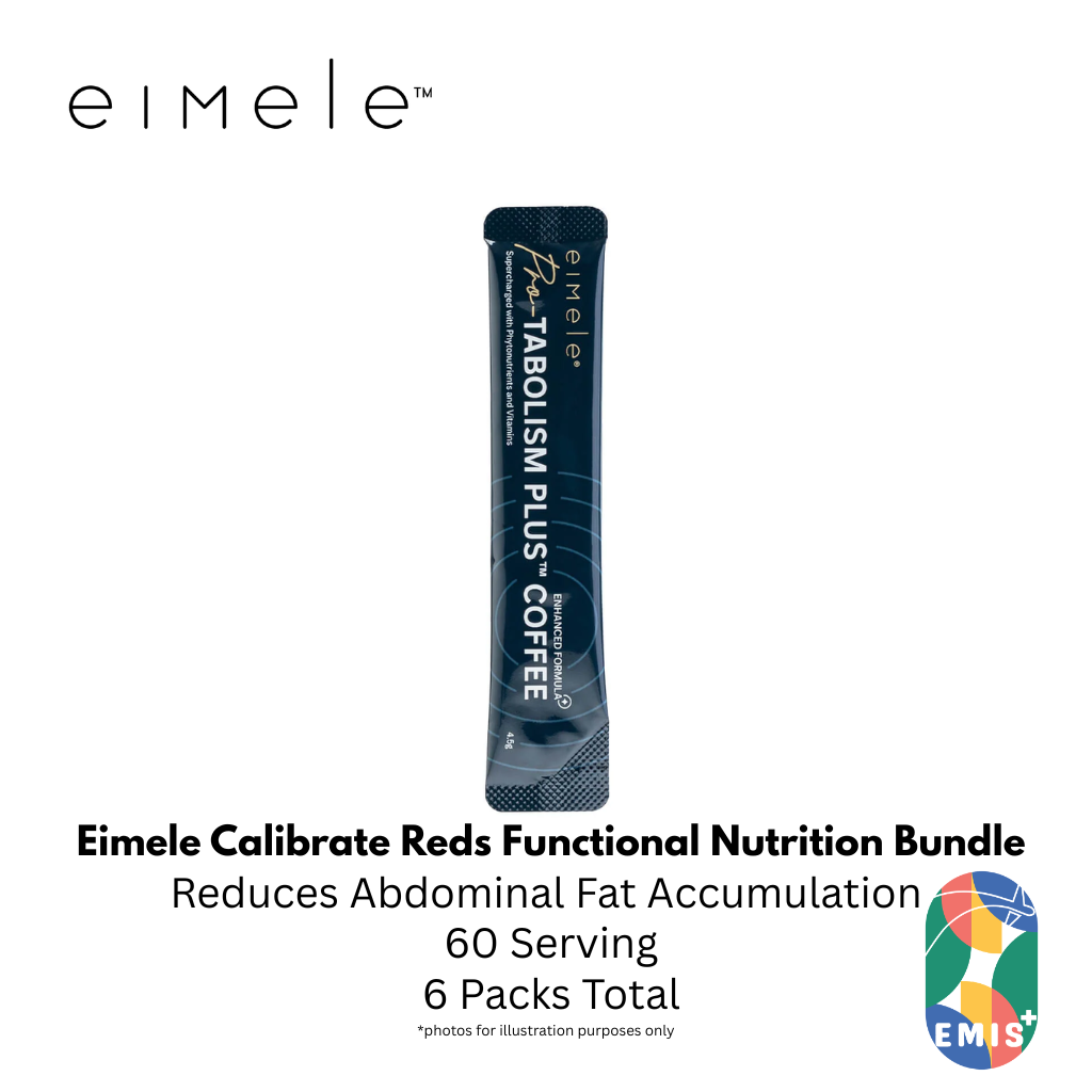 Eimele Calibrate Reds Bundle 2 Packs with Coffee Pro 2 Packs and Shine Greens