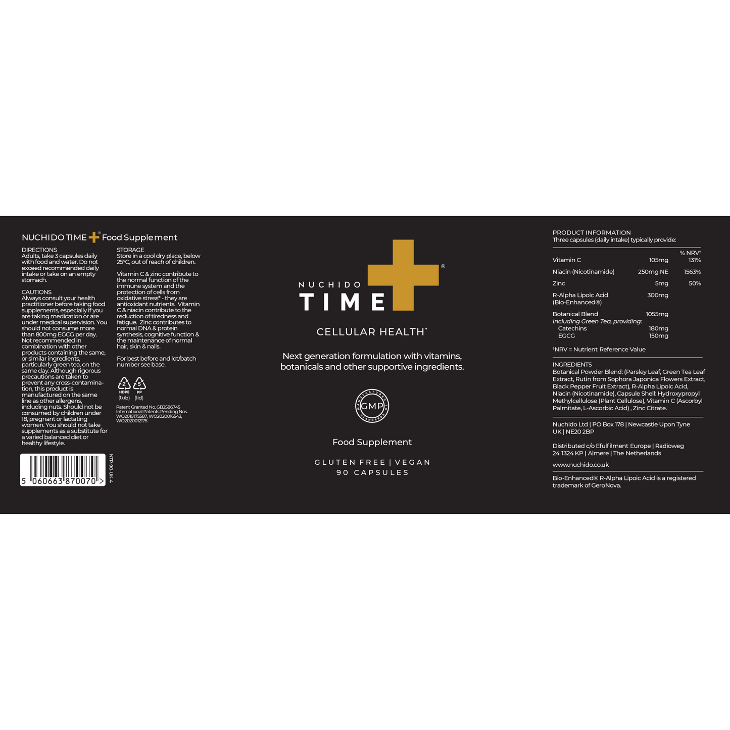 Nuchido TIME+ (90 day SUBSCRIPTION)