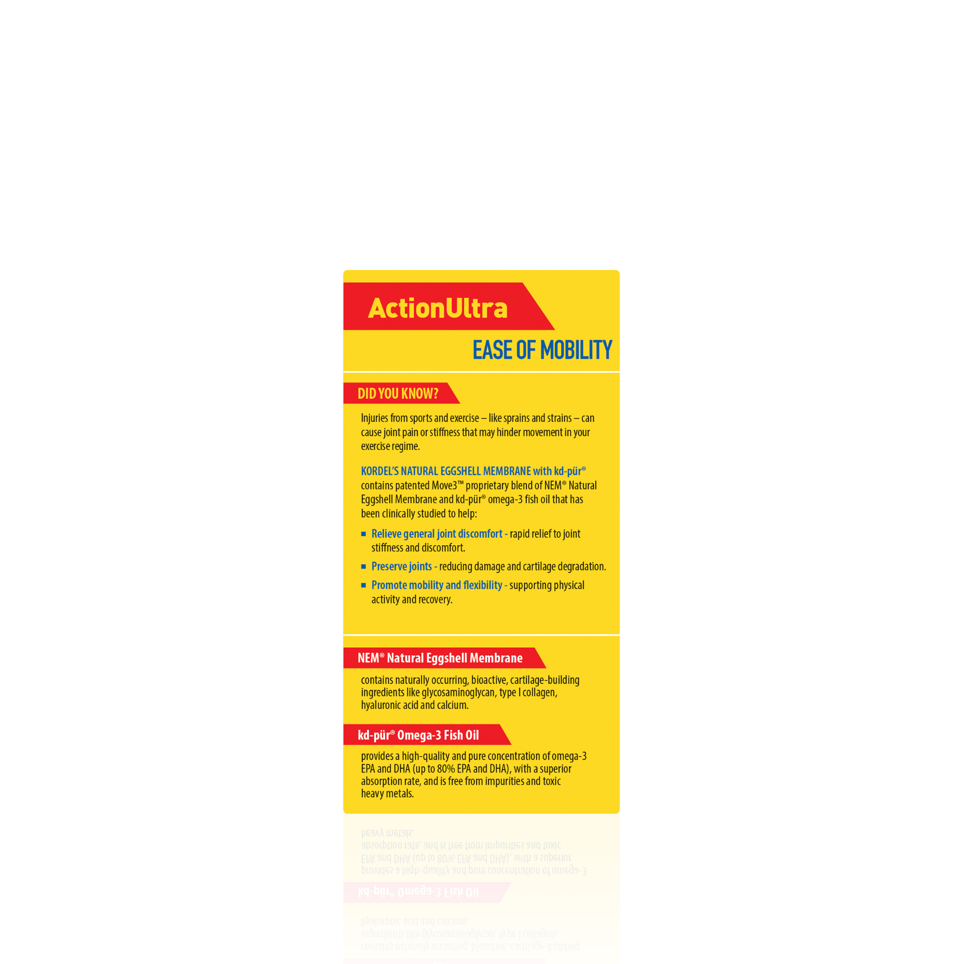 KORDEL’S NATURAL EGGSHELL MEMBRANE WITH kd-pür®