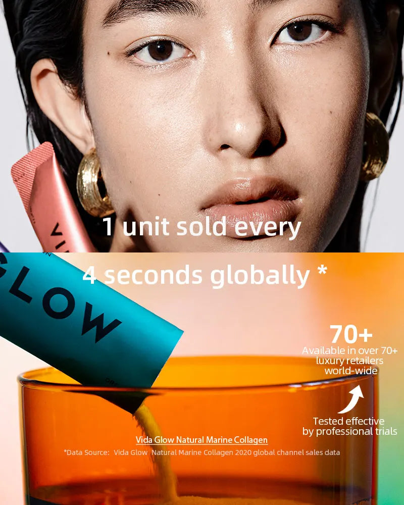 【Member Upgrade】Vida Glow Natural Marine Collagen 30 sachets*7 packs
