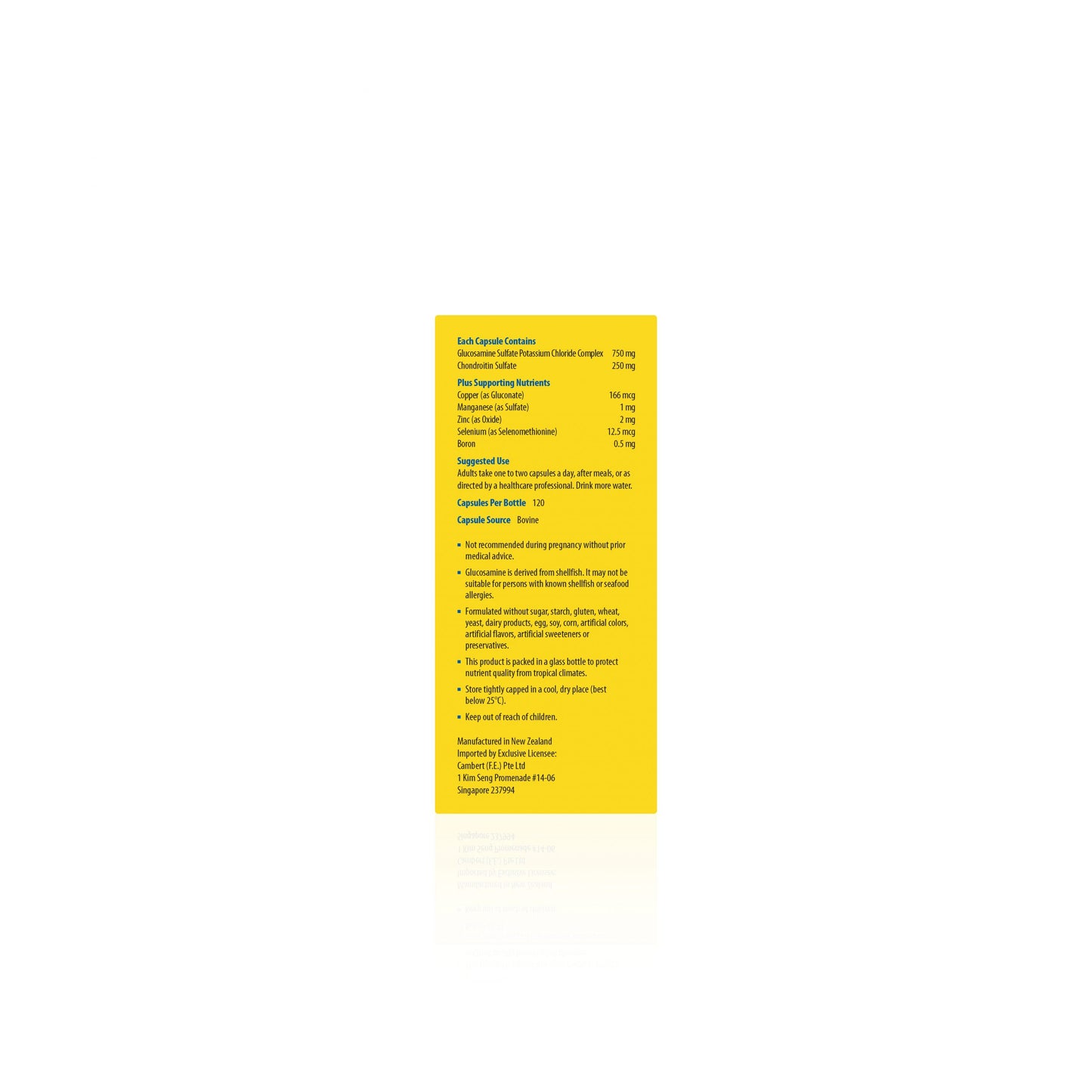 KORDEL’S GLUCOSAMINE 750 + CHONDROITIN