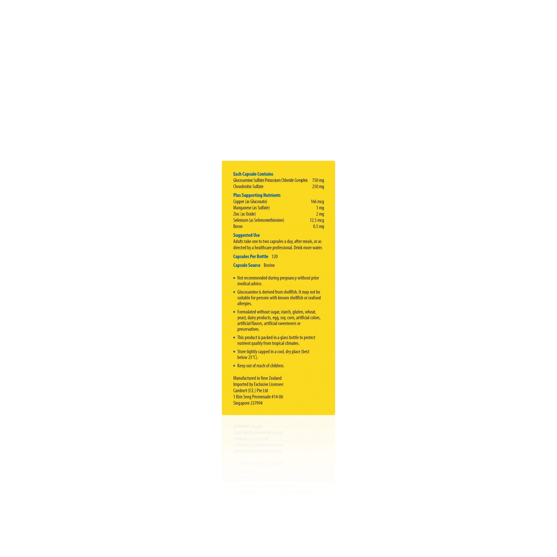 KORDEL’S GLUCOSAMINE 750 + CHONDROITIN