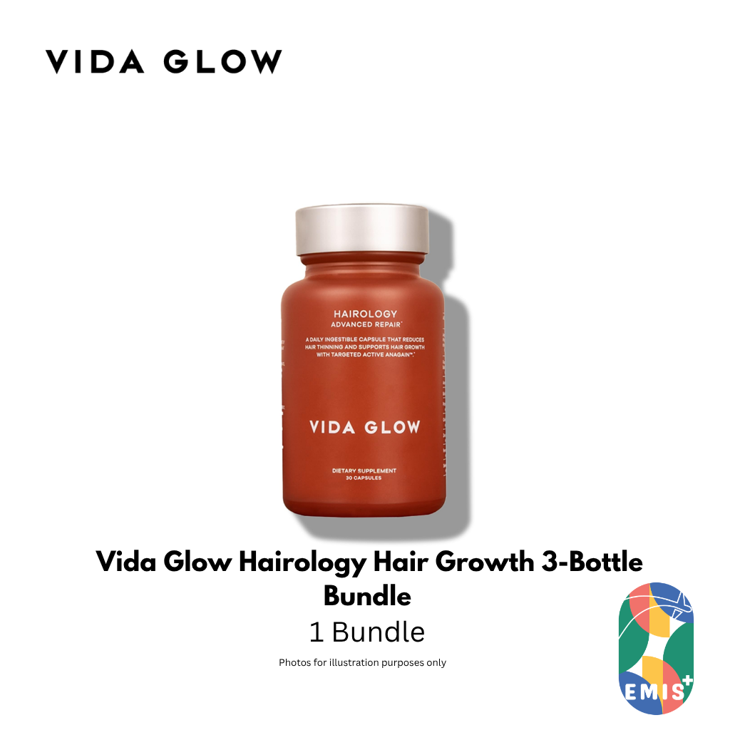 Vida Glow Hairology 30 Capsules Buy 3 Free Marine Collagen 6 Sachets