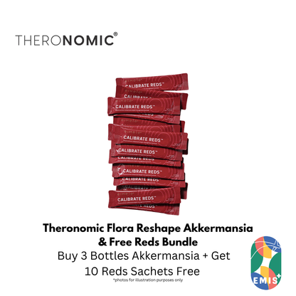 Bundle Sales Theronomic Flora Reshape Akkermansia Buy 3 Bottles Get Reds 10 Sachets Free