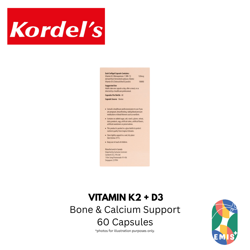 KORDEL’S VITAMIN K2 + D3