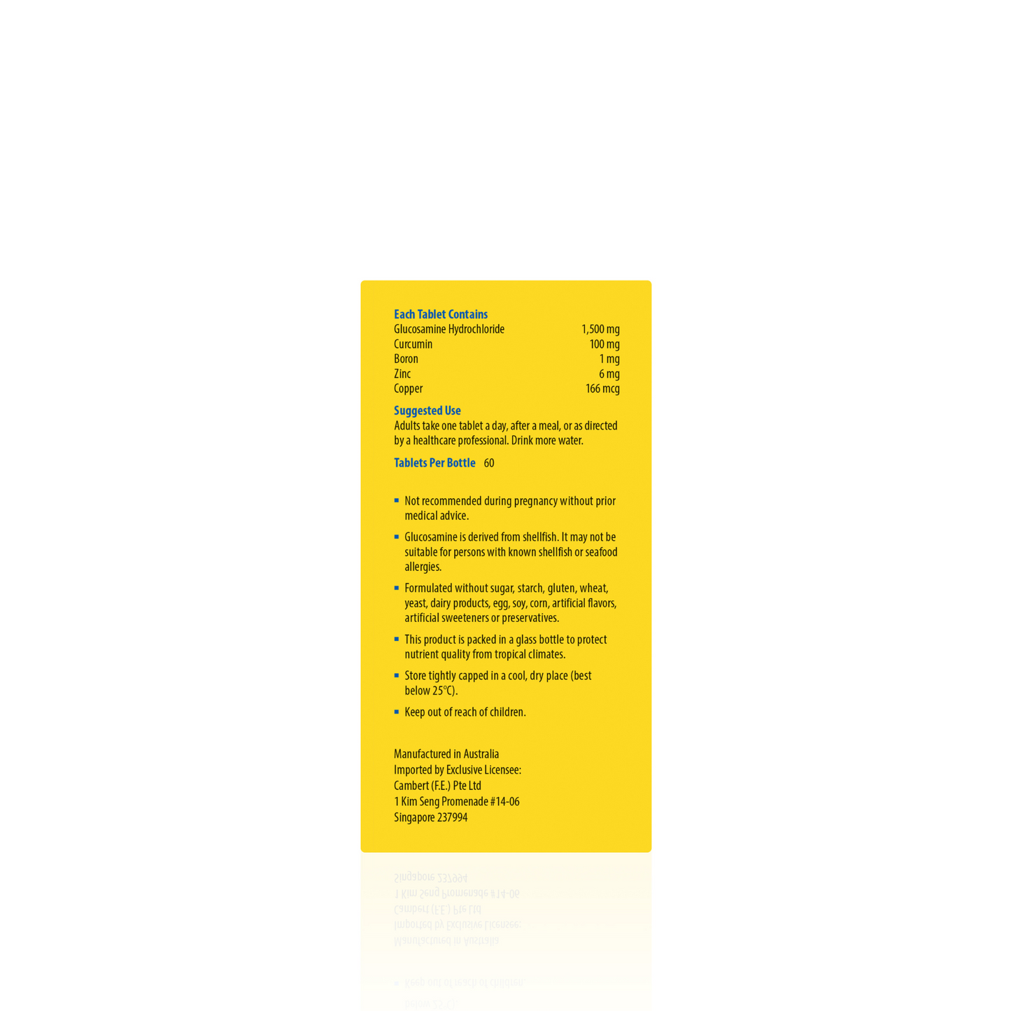 KORDEL’S GLUCOSAMINE 1500 + CURCUMIN