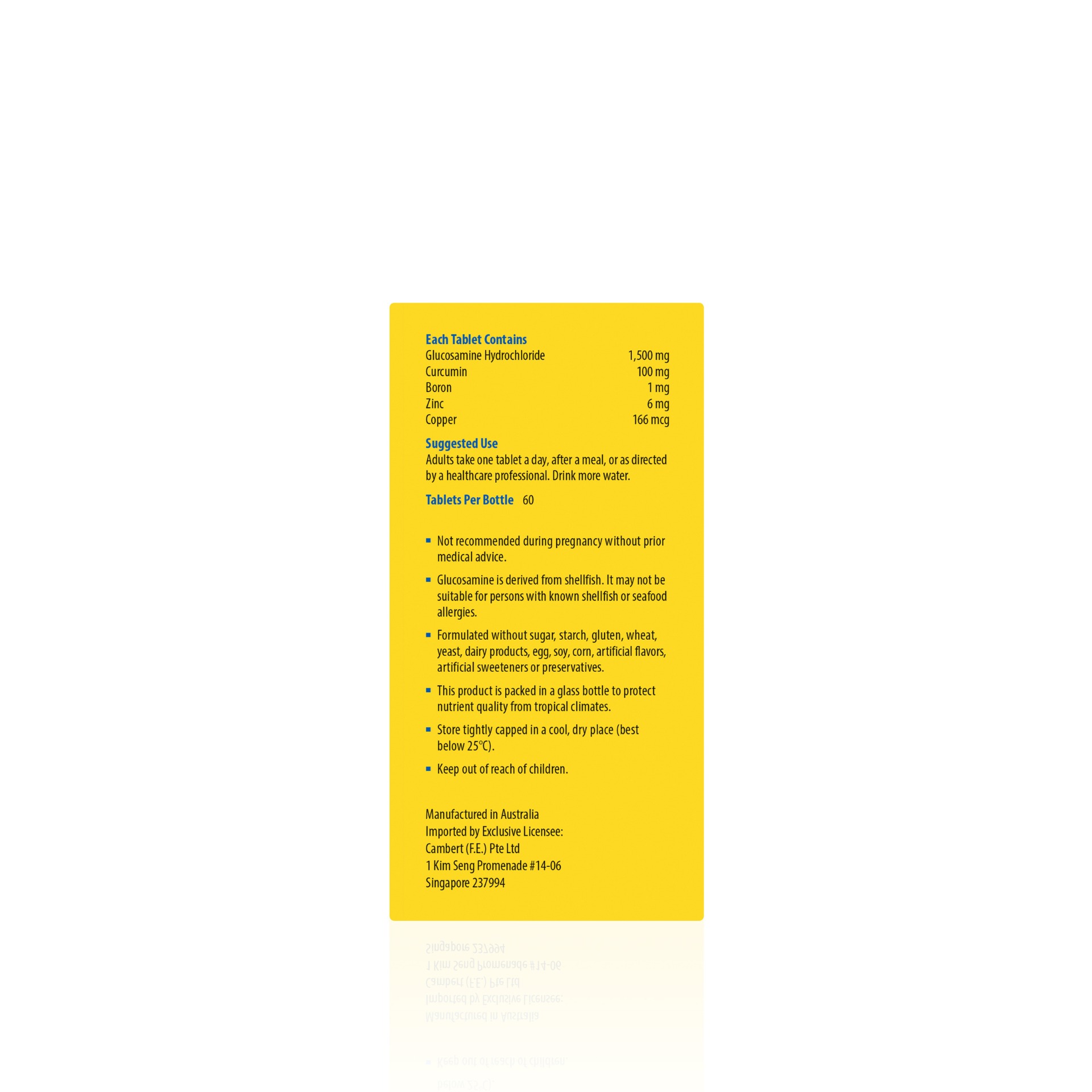 KORDEL’S GLUCOSAMINE 1500 + CURCUMIN