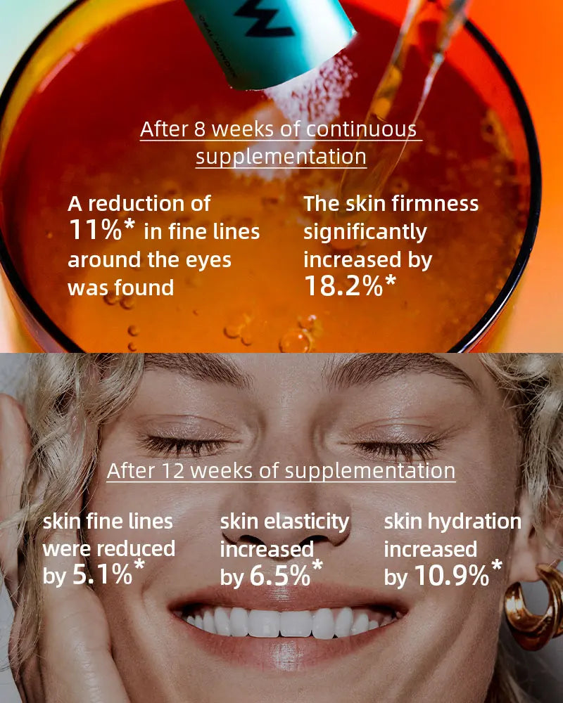 Vida Glow Natural Marine Collagen 30 sachets*3 packs Free Marine Collagen*6 sachets