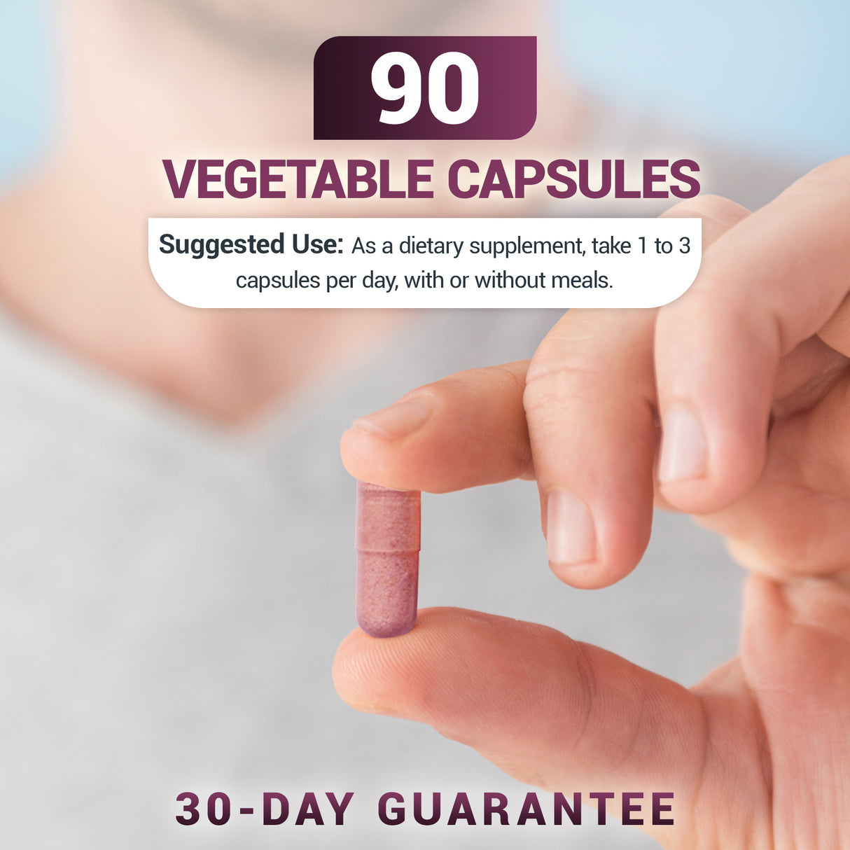 Advanced Immune Support – 1000 mg Black Elderberry with Vitamin D3 & Zinc – 90 Vegetable Capsules