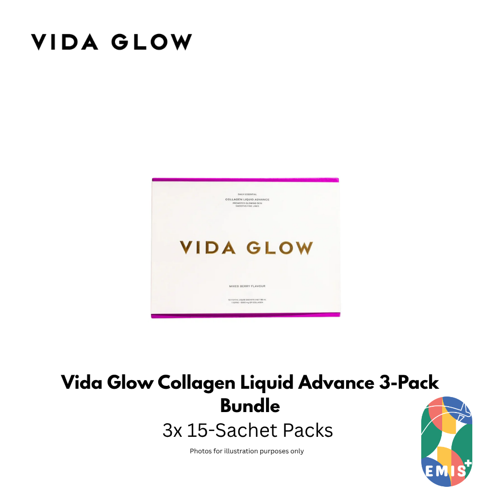 Vida Glow Collagen Liquid Advance 15 Sachets Buy 3 Free Marine Collagen 6 Sachets