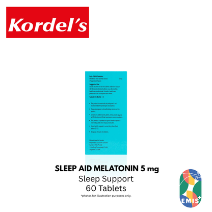 KORDEL’S SLEEP AID MELATONIN 5 mg