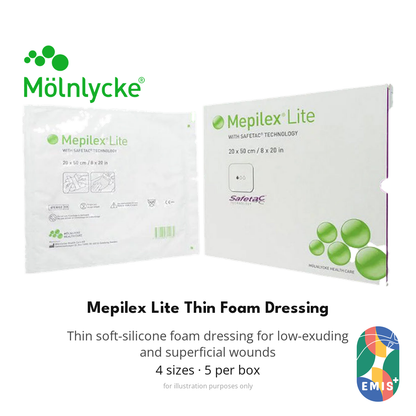 Mepilex Lite Thin Foam Dressing