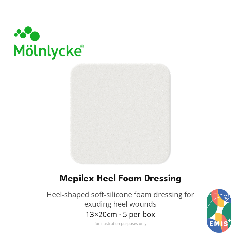 Mepilex Heel Foam Dressing