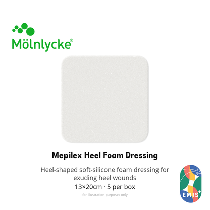 Mepilex Heel Foam Dressing
