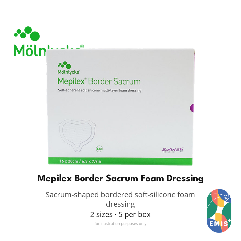Mepilex Border Sacrum Foam Dressing