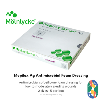Mepilex Ag Antimicrobial Foam Dressing