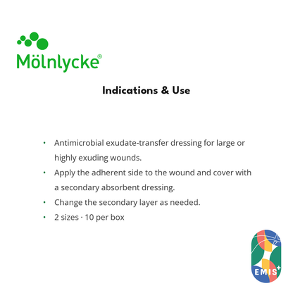 Mepilex Transfer Ag Antimicrobial Dressing