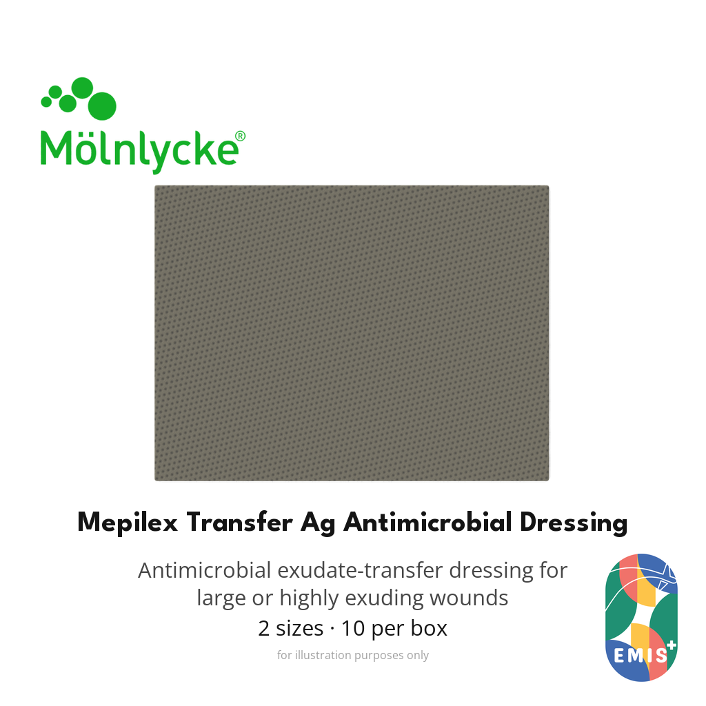 Mepilex Transfer Ag Antimicrobial Dressing