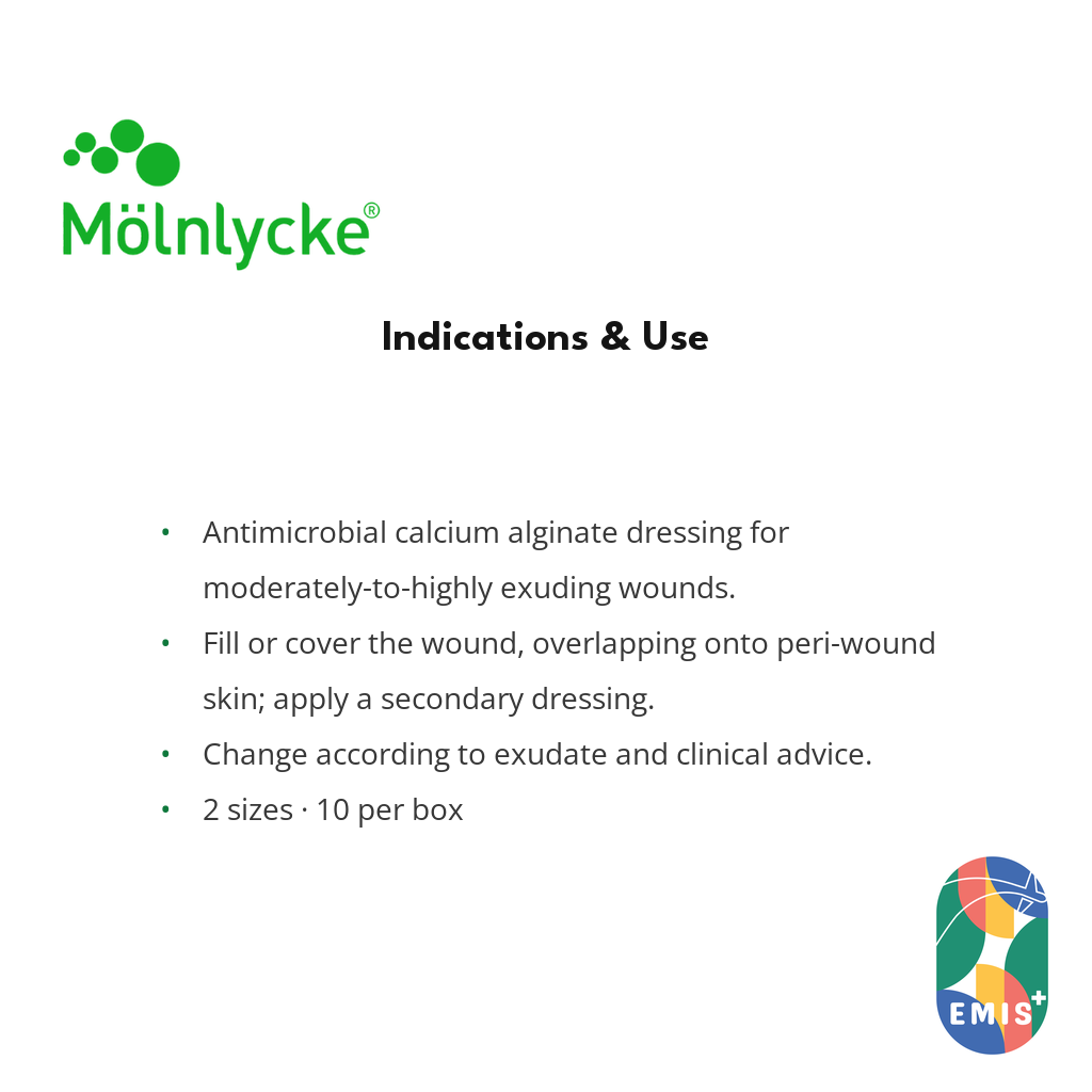 Melgisorb Ag Antimicrobial Alginate Dressing
