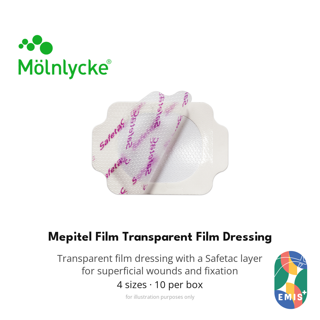 Mepitel Film Transparent Film Dressing