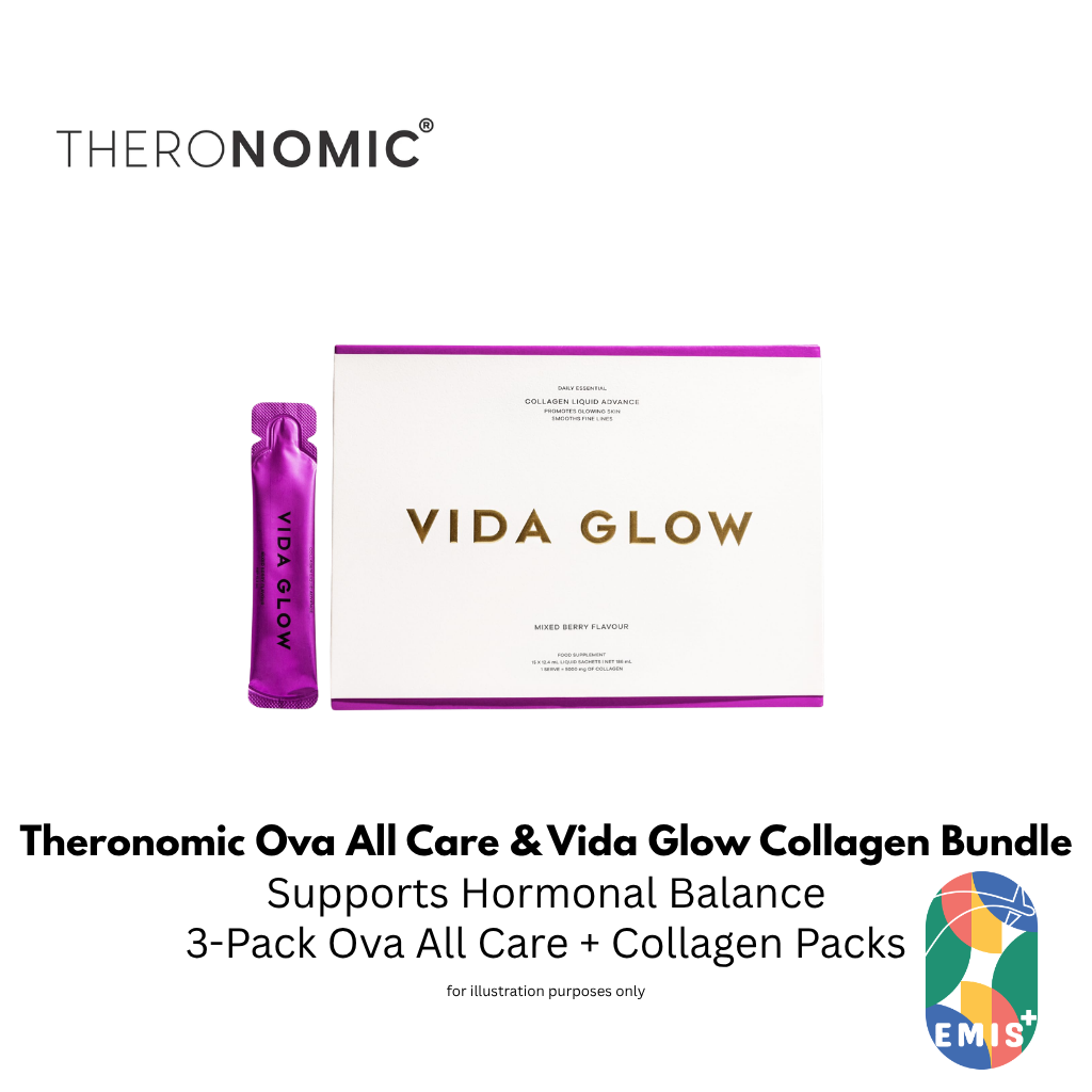 Bundle Sales Theronomic Ova All Care 3 Packs with VG Collagen Liquid or Powder