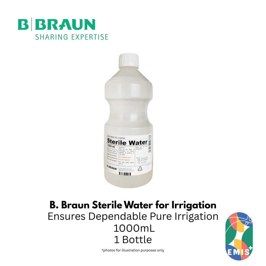 B.Braun 灌溉用无菌水 1000ml - 高品质，即用型