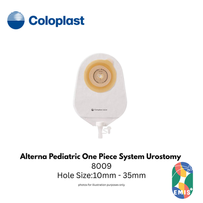 (1 件) 8009 Coloplast Alterna 儿童单件式尿道造口术