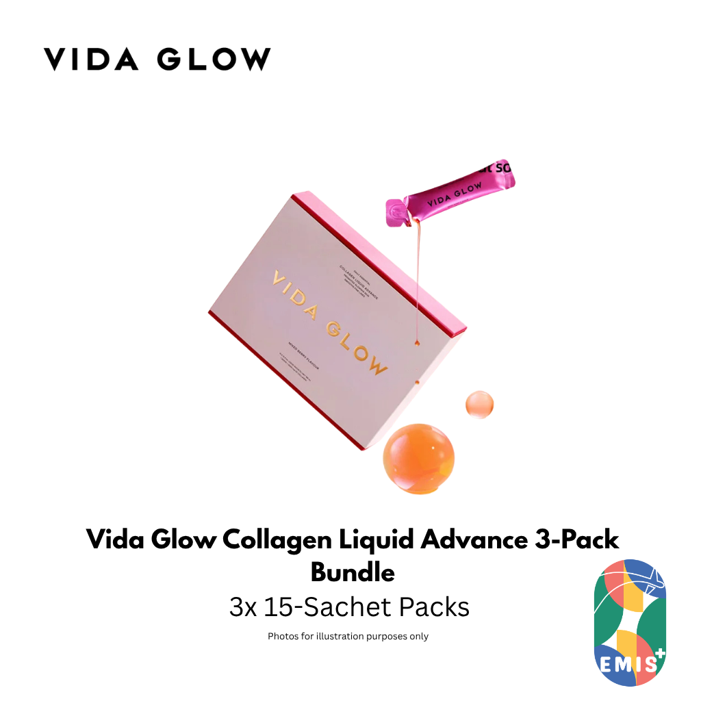 Vida Glow Collagen Liquid Advance 15 Sachets Buy 3 Free Marine Collagen 6 Sachets