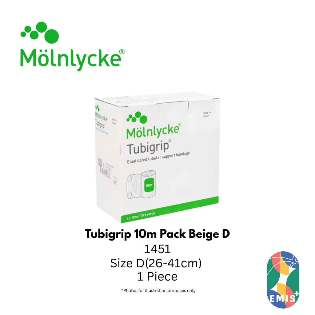Molnlycke Tubigrip 10M Roll Beige D Size 1S 1451