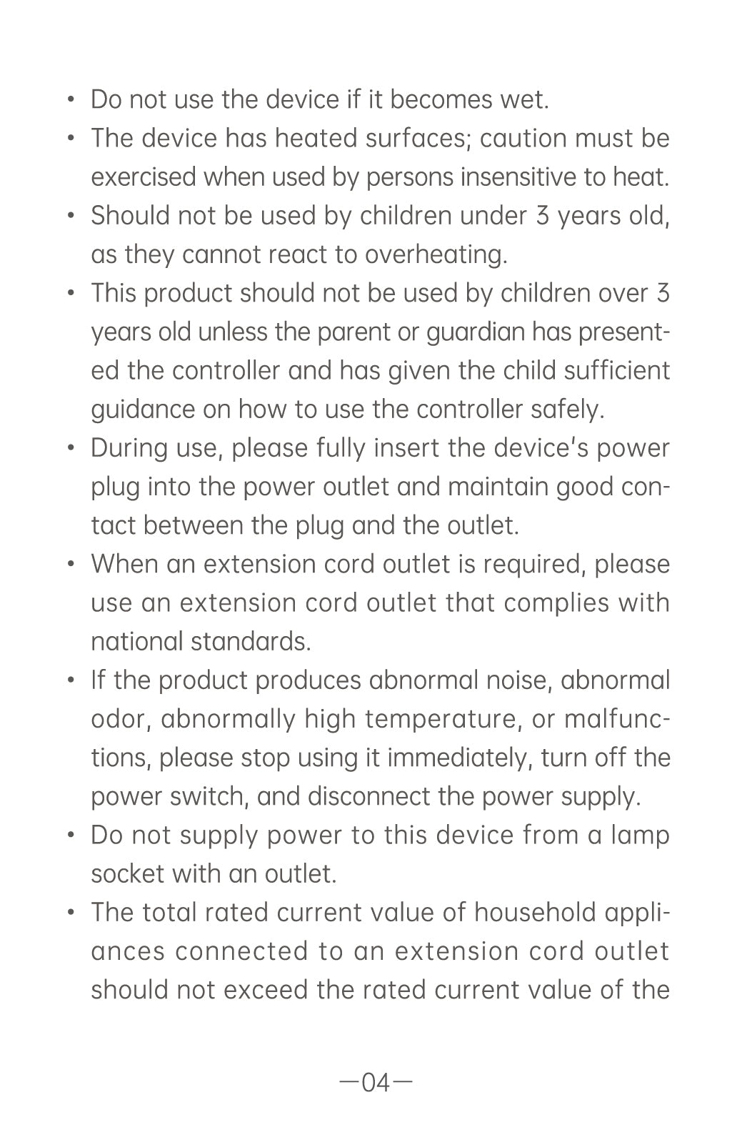 AiYiSheng AYS-100 High Power Yang Warming Moxibustion Device official English manual page 6