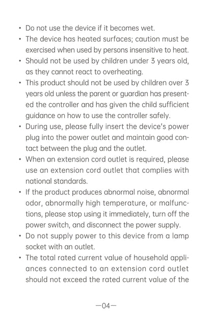 AiYiSheng AYS-100 High Power Yang Warming Moxibustion Device official English manual page 6