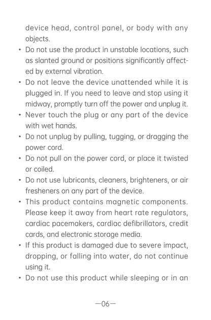 AiYiSheng AYS-100 High Power Yang Warming Moxibustion Device official English manual page 8