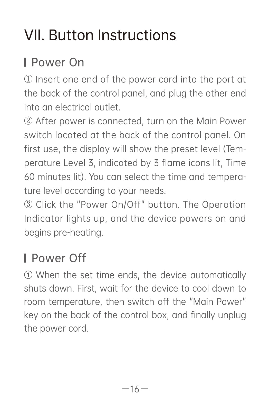 AiYiSheng AYS-100 High Power Yang Warming Moxibustion Device official English manual page 18