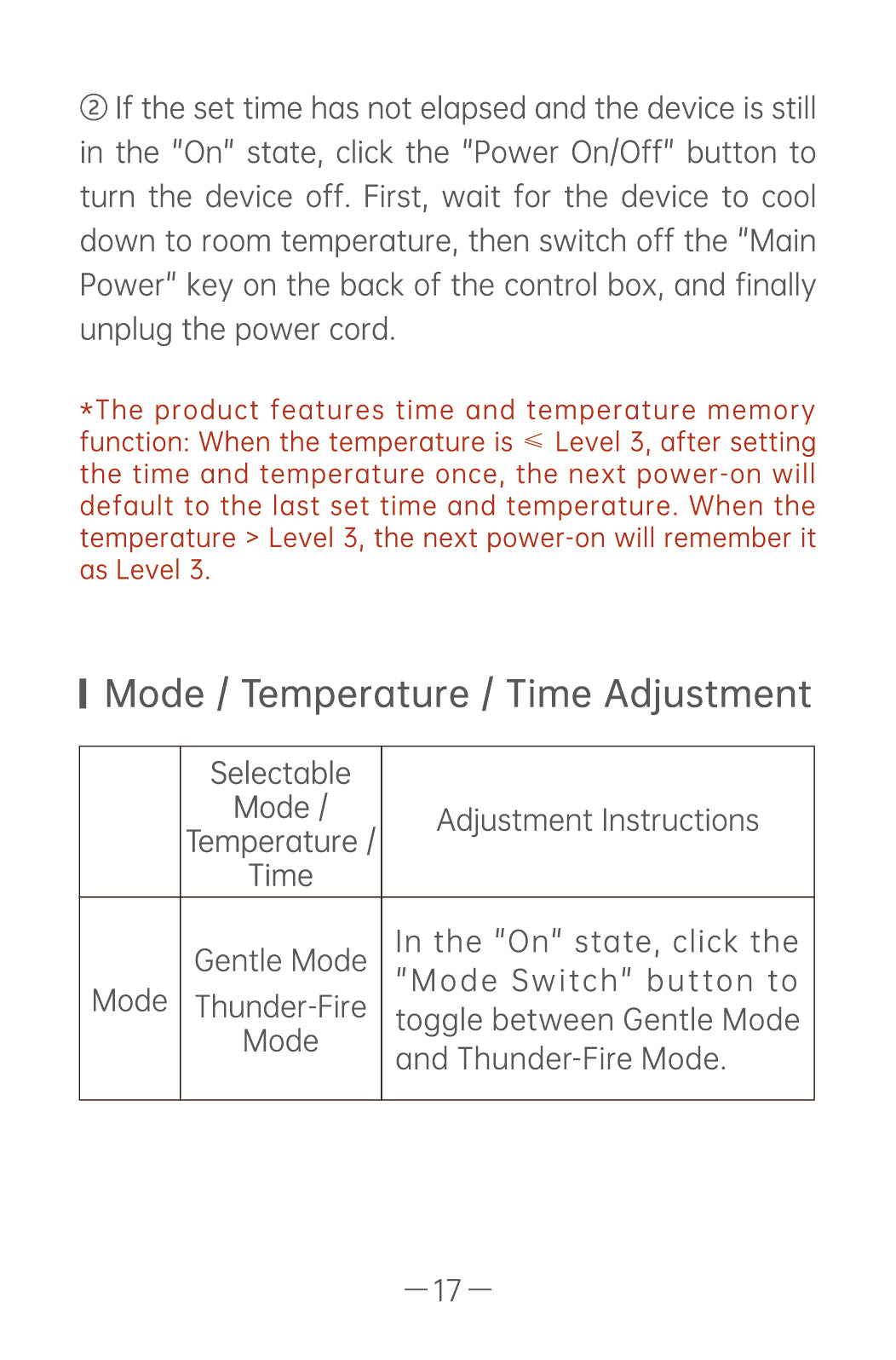 AiYiSheng AYS-100 High Power Yang Warming Moxibustion Device official English manual page 19