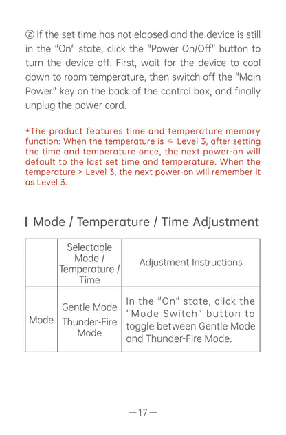 AiYiSheng AYS-100 High Power Yang Warming Moxibustion Device official English manual page 19