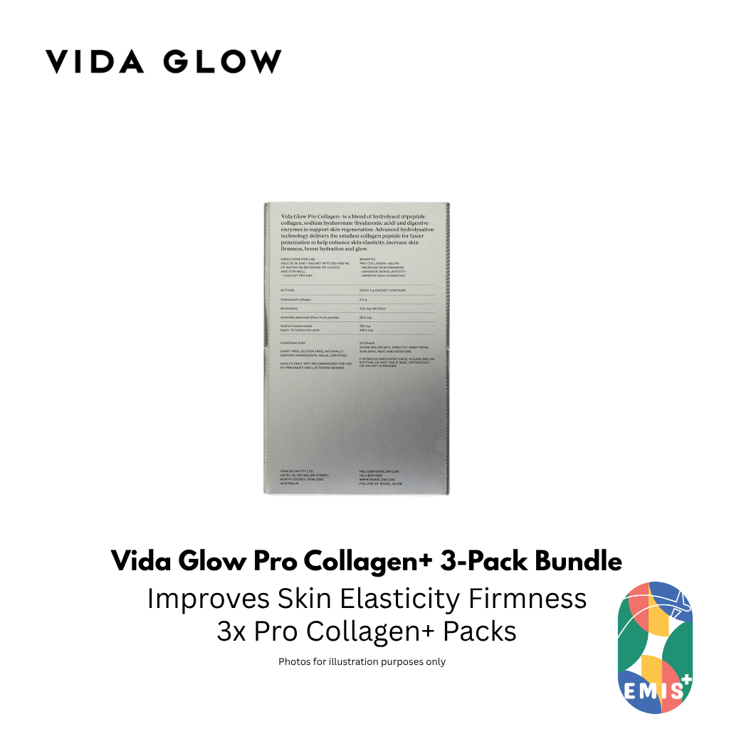 Vida Glow Pro Collagen Plus Buy 3 Free Marine Collagen 6 Sachets