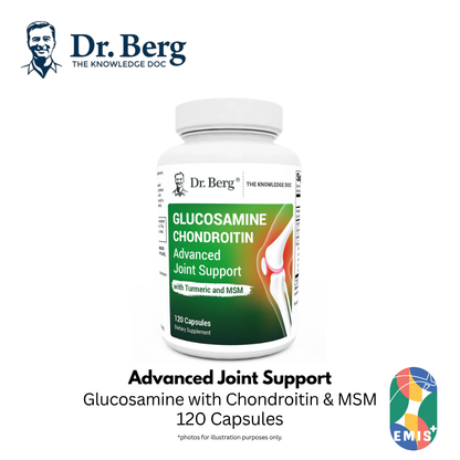Glucosamine Chondroitin Advanced Joint Support with MSM – 120 Vegetable Capsules