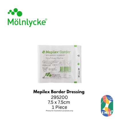 Molnlycke Mepilex Border Dressing 7.5 x 7.5cm Piece