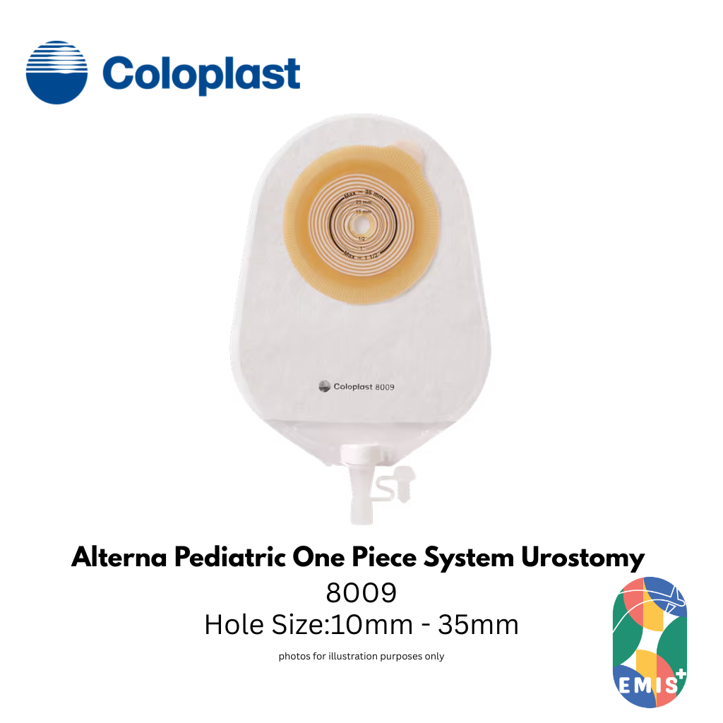 (1 件) 8009 Coloplast Alterna 儿童单件式尿道造口术