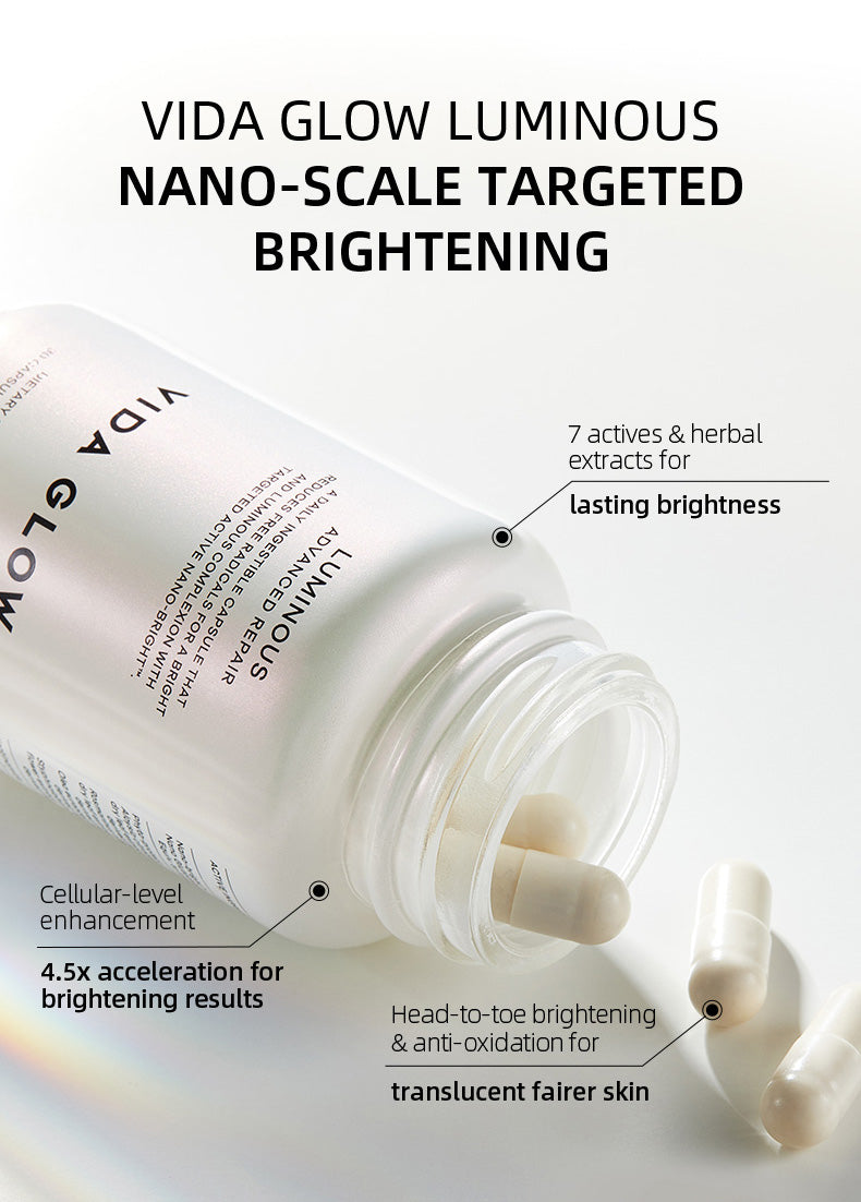 【Member Upgrade】Vida Glow Luminous Capsules 30 capsules*4 bottles Free SGD9 voucher pack