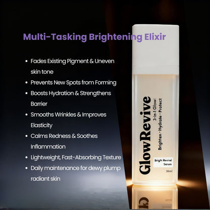 Bright Revival Serum for Brightening Hydration and Skin Protection 30ml