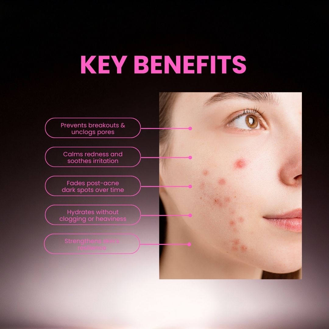 Blemish Relief Serum for Skin Clarifying Soothing and Tone Balancing 30ml