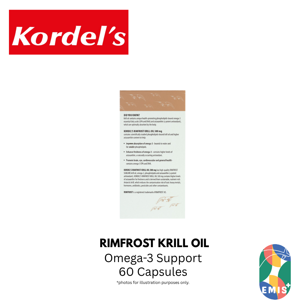 KORDEL’S RIMFROST KRILL OIL 500 mg