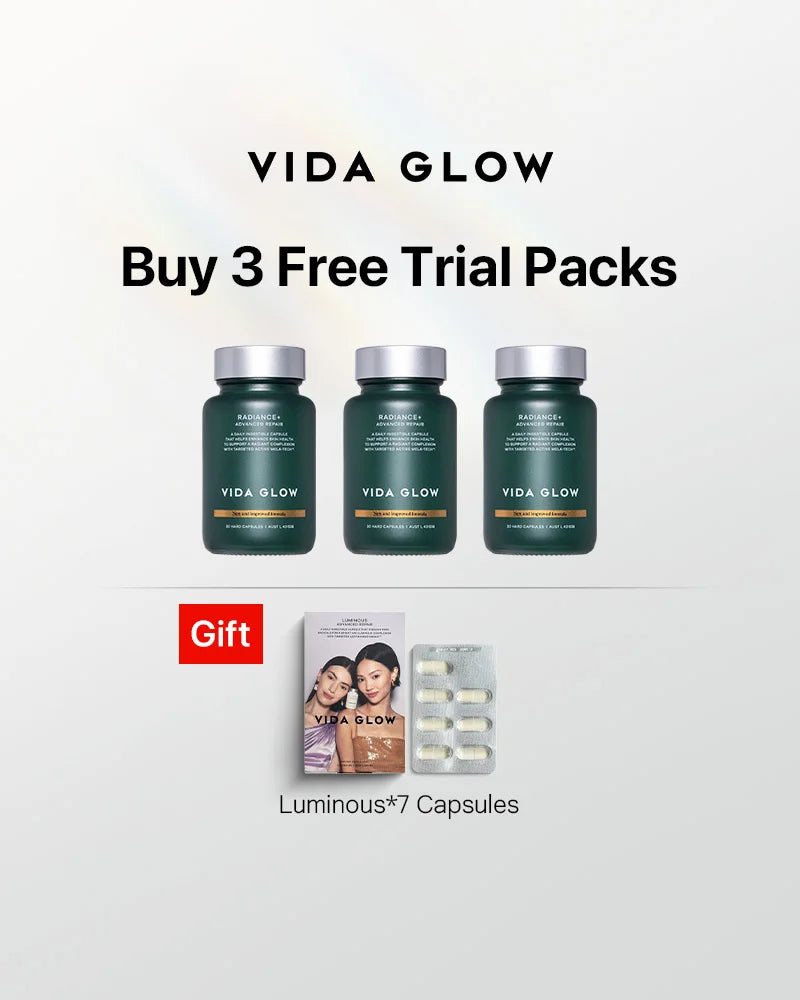 Vida Glow Radiance+ Capsules BUY 3 FREE Luminous Capsules 7 Capsules