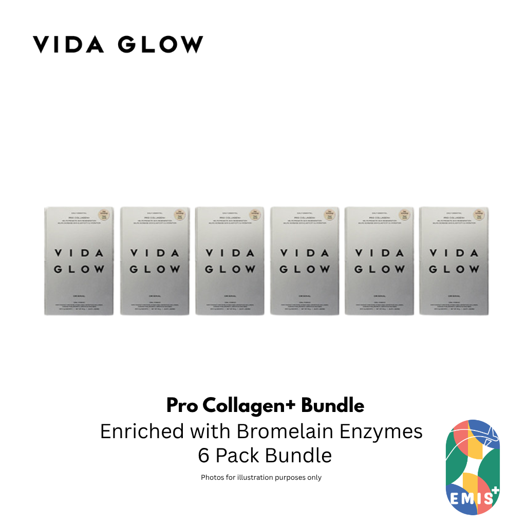 Vida Glow Pro Collagen Plus Bundle with Free SGD9 Voucher Pack
