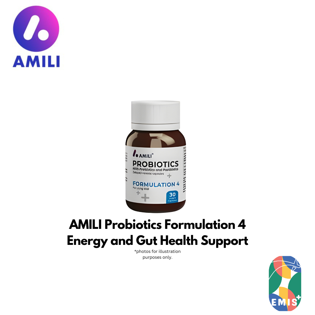 AMILI Probiotics Formulation 4 Energy and Gut Health Support