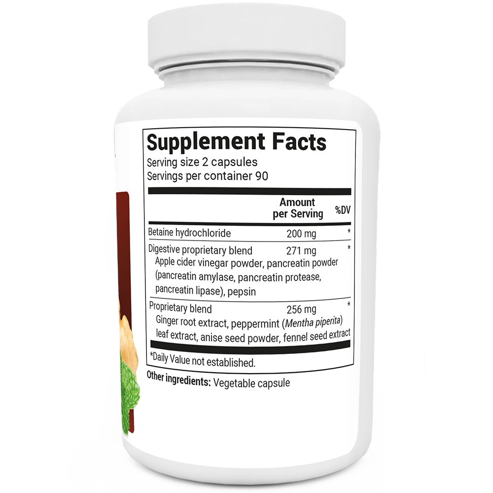 Dr. Berg Advanced Digestive Enzymes - 180 Capsules with Apple Cider Vinegar & Pancreatin for Optimal Digestion